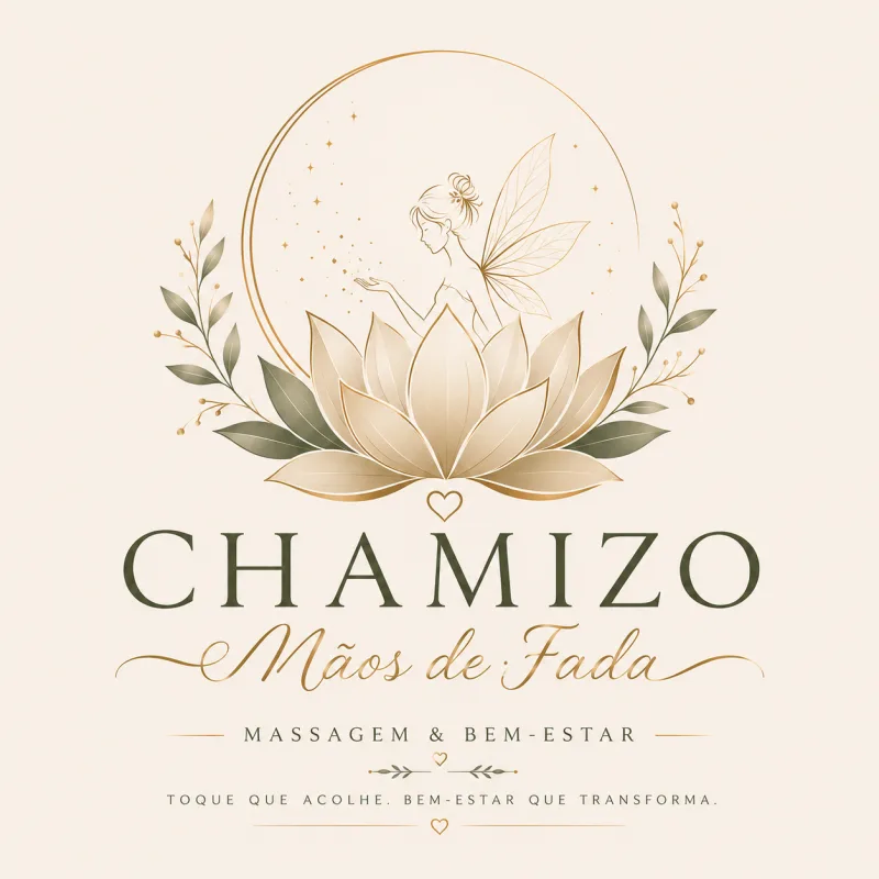 Logotipo de Chamizo mãos de fada